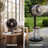 image:imageShark FlexBreeze Pro Mist 2in1 Fan with Integrated Mist White FA302WH  CordedCordless Pedestal to Tabletop up to 24Hr Battery up to 70 Ft of Power 5 Speeds with Integrated Misting TankGrey FlexBreeze ProMist w Portable Tank