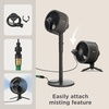 image:imageShark FlexBreeze Pro Mist 2in1 Fan with Integrated Mist White FA302WH  CordedCordless Pedestal to Tabletop up to 24Hr Battery up to 70 Ft of Power 5 Speeds with Integrated Misting TankWhite FlexBreeze w Misting Tool