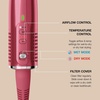 image:imageShark Glossi 2in1 Hot Tool amp Air Glosser Lychee Pink HT302PK  2in1 Hot Tool amp Air Glosser Dries Smooths amp Shines Hair in One Step Using Ceramic Plates amp Powerful AirflowRaspberry