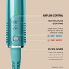 image:imageShark Glossi 2in1 Hot Tool amp Air Glosser Lychee Pink HT302PK  2in1 Hot Tool amp Air Glosser Dries Smooths amp Shines Hair in One Step Using Ceramic Plates amp Powerful AirflowJewel Teal