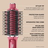 image:imageShark Glossi 2in1 Hot Tool amp Air Glosser Lychee Pink HT302PK  2in1 Hot Tool amp Air Glosser Dries Smooths amp Shines Hair in One Step Using Ceramic Plates amp Powerful AirflowRaspberry