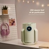 image:imageShark NeverChange Compact Pro Air Purifier HP071BRN Winter Fog  For Bedroom Nursery Home Office Dorm HEPAExceeding Filter Captures Pollutants Pet Dander Dust Odor Smoke and MoreHoneydew 250 sq ft