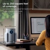 image:imageShark NeverChange Compact Pro Air Purifier HP071BRN Winter Fog  For Bedroom Nursery Home Office Dorm HEPAExceeding Filter Captures Pollutants Pet Dander Dust Odor Smoke and MoreDark Grey 250 sq ft  2Pack