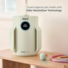 image:imageShark NeverChange Compact Pro Air Purifier HP071BRN Winter Fog  For Bedroom Nursery Home Office Dorm HEPAExceeding Filter Captures Pollutants Pet Dander Dust Odor Smoke and MoreHoneydew 250 sq ft