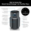 image:imageShark NeverChange Compact Pro Air Purifier HP071BRN Winter Fog  For Bedroom Nursery Home Office Dorm HEPAExceeding Filter Captures Pollutants Pet Dander Dust Odor Smoke and MoreGrey 1300 sq ft
