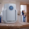 image:imageShark NeverChange Compact Pro Air Purifier HP071BRN Winter Fog  For Bedroom Nursery Home Office Dorm HEPAExceeding Filter Captures Pollutants Pet Dander Dust Odor Smoke and MoreWinter Fog 250 sq ft