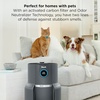 image:imageShark NeverChange Compact Pro Air Purifier HP071BRN Winter Fog  For Bedroom Nursery Home Office Dorm HEPAExceeding Filter Captures Pollutants Pet Dander Dust Odor Smoke and MoreWhite 1400 sq ft