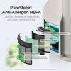 image:imageShark NeverChange Compact Pro Air Purifier HP071BRN Winter Fog  For Bedroom Nursery Home Office Dorm HEPAExceeding Filter Captures Pollutants Pet Dander Dust Odor Smoke and MoreQuartz 250 sq ft