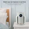 image:imageShark NeverChange Compact Pro Air Purifier HP071BRN Winter Fog  For Bedroom Nursery Home Office Dorm HEPAExceeding Filter Captures Pollutants Pet Dander Dust Odor Smoke and MoreLilac 250 sq ft
