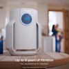image:imageShark NeverChange Compact Pro Air Purifier HP071BRN Winter Fog  For Bedroom Nursery Home Office Dorm HEPAExceeding Filter Captures Pollutants Pet Dander Dust Odor Smoke and MoreLilac 250 sq ft