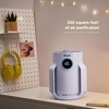 image:imageShark NeverChange Compact Pro Air Purifier HP071BRN Winter Fog  For Bedroom Nursery Home Office Dorm HEPAExceeding Filter Captures Pollutants Pet Dander Dust Odor Smoke and MoreLilac 250 sq ft