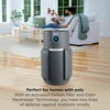 image:imageShark NeverChange Compact Pro Air Purifier HP071BRN Winter Fog  For Bedroom Nursery Home Office Dorm HEPAExceeding Filter Captures Pollutants Pet Dander Dust Odor Smoke and MoreWhite 1400 sq ft