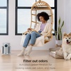 image:imageShark NeverChange Compact Pro Air Purifier HP071BRN Winter Fog  For Bedroom Nursery Home Office Dorm HEPAExceeding Filter Captures Pollutants Pet Dander Dust Odor Smoke and MoreDark Grey 250 sq ft  2Pack