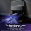 image:imageShark UV Reveal PowerDetect Wet amp Dry Robot Vacuum AV3000XE  UV Stain Detect HyperSonic Mopping PowerDetect Tech NeuroNav AI Heated NeverTouch Pro Base WashDry SelfEmptyBlack