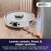 image:imageShark UV Reveal PowerDetect Wet amp Dry Robot Vacuum AV3000XE  UV Stain Detect HyperSonic Mopping PowerDetect Tech NeuroNav AI Heated NeverTouch Pro Base WashDry SelfEmptyWhite