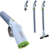 image:imageShark BlastBoss AllinOne Air Blasting System with BlastBroom AB2111  Precision Nozzle Extension Wand IndoorOutdoor Cleaning 0190 MPH Cordless Handheld Blower Rechargeable CharcoalSky