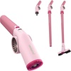 image:imageShark BlastBoss AllinOne Air Blasting System with BlastBroom AB2111  Precision Nozzle Extension Wand IndoorOutdoor Cleaning 0190 MPH Cordless Handheld Blower Rechargeable CharcoalStrawberry