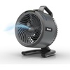 image:imageShark FlexBreeze HydroGo Pro Portable Misting Fan Peony FA056PK  CordedCordless Indoor  Outdoor Mist Lowers Temps up to 5 up to 29Hr Battery up to 70 Ft of Power 5 SpeedsGraphite