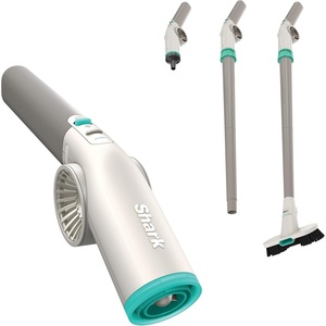 image:imageShark BlastBoss AllinOne Air Blasting System with BlastBroom AB2111  Precision Nozzle Extension Wand IndoorOutdoor Cleaning 0190 MPH Cordless Handheld Blower Rechargeable CharcoalDove