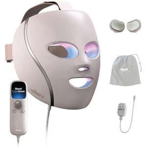 image:imageShark CryoGlow LED Face Mask in Rose Glow FW312PK  1 Skincare Facial Device in the US Combining HighEnergy LEDs Deep Infrared amp UnderEye CoolingRose Glow