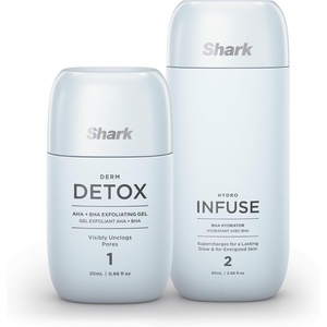 image:imageShark FacialPro Glow Replenishment Kit XSKFH3  AHA  BHA Exfoliation Gel amp BHA HydratorFacialPro Glow Replenishment Kit
