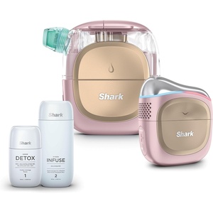 image:imageShark FacialPro Glow Replenishment Kit XSKFH3  AHA  BHA Exfoliation Gel amp BHA HydratorPink