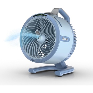 image:imageShark FlexBreeze HydroGo Pro Portable Misting Fan Peony FA056PK  CordedCordless Indoor  Outdoor Mist Lowers Temps up to 5 up to 29Hr Battery up to 70 Ft of Power 5 SpeedsSky
