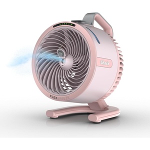 image:imageShark FlexBreeze HydroGo Pro Portable Misting Fan Peony FA056PK  CordedCordless Indoor  Outdoor Mist Lowers Temps up to 5 up to 29Hr Battery up to 70 Ft of Power 5 SpeedsPeony