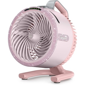 image:imageShark FlexBreeze HydroGo Pro Portable Misting Fan Peony FA056PK  CordedCordless Indoor  Outdoor Mist Lowers Temps up to 5 up to 29Hr Battery up to 70 Ft of Power 5 SpeedsBedazzle Pink Diamond