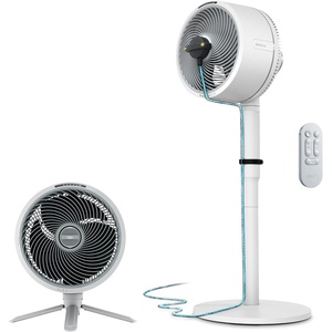image:imageShark FlexBreeze Pro Mist 2in1 Fan with Integrated Mist White FA302WH  CordedCordless Pedestal to Tabletop up to 24Hr Battery up to 70 Ft of Power 5 Speeds with Integrated Misting TankWhite FlexBreeze w Misting Tool