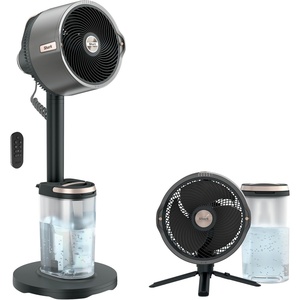 image:imageShark FlexBreeze Pro Mist 2in1 Fan with Integrated Mist White FA302WH  CordedCordless Pedestal to Tabletop up to 24Hr Battery up to 70 Ft of Power 5 Speeds with Integrated Misting TankGrey FlexBreeze ProMist w Portable Tank