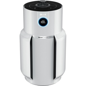 image:imageShark NeverChange Compact Pro Air Purifier HP071BRN Winter Fog  For Bedroom Nursery Home Office Dorm HEPAExceeding Filter Captures Pollutants Pet Dander Dust Odor Smoke and MoreWhite 1400 sq ft