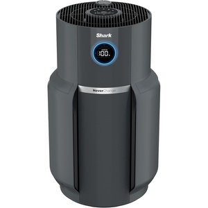 image:imageShark NeverChange Compact Pro Air Purifier HP071BRN Winter Fog  For Bedroom Nursery Home Office Dorm HEPAExceeding Filter Captures Pollutants Pet Dander Dust Odor Smoke and MoreGrey 1300 sq ft