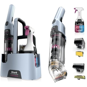image:imageShark StainForce Cordless Stain Odor amp Urine Remover 1 Tool HX095BRN  For Carpets Area Rugs Upholstery Cars amp Outdoors DualActivated Formula Stain Eliminator Tool BeigeStainForce w Stain Eliminator Tool  Wide Stain Tool