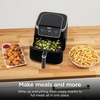 image:imageNinja Air Fryer Pro 5 Qt 5in1 Stone AF142SD  Air fry bake roast reheat dehydrate 1750W 400F max Fits 4 lbs fries DishwashersafeBlack