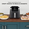 image:imageNinja Air Fryer Pro 5 Qt 5in1 Stone AF142SD  Air fry bake roast reheat dehydrate 1750W 400F max Fits 4 lbs fries DishwashersafeCharcoal