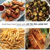 image:imageNinja Air Fryer Pro 5 Qt 5in1 Stone AF142SD  Air fry bake roast reheat dehydrate 1750W 400F max Fits 4 lbs fries DishwashersafeCharcoal