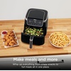 image:imageNinja Air Fryer Pro 5 Qt 5in1 Stone AF142SD  Air fry bake roast reheat dehydrate 1750W 400F max Fits 4 lbs fries DishwashersafeGrey