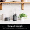 image:imageNinja BN300C Personal NutriBlender With IceCrushing Technology BlackSilver 700W  Crushes ice amp pulverizes ingredients for smoothies amp shakes 2 20oz591mL togo cups w lids