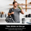 image:imageNinja BN300C Personal NutriBlender With IceCrushing Technology BlackSilver 700W  Crushes ice amp pulverizes ingredients for smoothies amp shakes 2 20oz591mL togo cups w lids