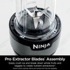 image:imageNinja BN300C Personal NutriBlender With IceCrushing Technology BlackSilver 700W  Crushes ice amp pulverizes ingredients for smoothies amp shakes 2 20oz591mL togo cups w lids