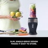 image:imageNinja Personal Blender for Shakes Smoothies Food Prep and Frozen Blending with 700Watt Base and 2 16Ounce Cups with Spout Lids QB3001SS RenewedSilver
