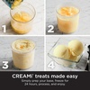 image:imageNinja CREAMi Ice Cream Maker 5 OneTouch Programs Includes 2 16oz Pints with Lids Transform Frozen Bases to Ice Cream Sorbets Milkshakes Vegan DairyFree Options NC300 White Renewed