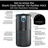 image:imageShark Clean Sense Air Purifier Max HP201 White1200 sq ft w Odor Neutralizer Tech