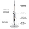 image:imageShark Steam amp Scrub Hard Floor Steam Mop Teal S8002BRNSteamScrub w Steam Blaster 4pad