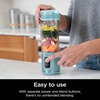 image:imageNinja BC151PR Blast Portable Blender Cordless 18oz Vessel Personal Blenderfor Shakes amp Smoothies BPA Free LeakproofLid amp Sip Spout USBC Rechargeable Dishwasher Safe Parts Passion FruitAqua