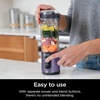 image:imageNinja BC151PR Blast Portable Blender Cordless 18oz Vessel Personal Blenderfor Shakes amp Smoothies BPA Free LeakproofLid amp Sip Spout USBC Rechargeable Dishwasher Safe Parts Passion FruitMetallic Purple