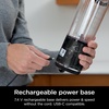 image:imageNinja BC151PR Blast Portable Blender Cordless 18oz Vessel Personal Blenderfor Shakes amp Smoothies BPA Free LeakproofLid amp Sip Spout USBC Rechargeable Dishwasher Safe Parts Passion FruitMarble Black
