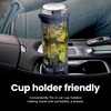 image:imageNinja BC151PR Blast Portable Blender Cordless 18oz Vessel Personal Blenderfor Shakes amp Smoothies BPA Free LeakproofLid amp Sip Spout USBC Rechargeable Dishwasher Safe Parts Passion FruitDenim Blue