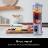 image:imageNinja BC151PR Blast Portable Blender Cordless 18oz Vessel Personal Blenderfor Shakes amp Smoothies BPA Free LeakproofLid amp Sip Spout USBC Rechargeable Dishwasher Safe Parts Passion FruitLavender